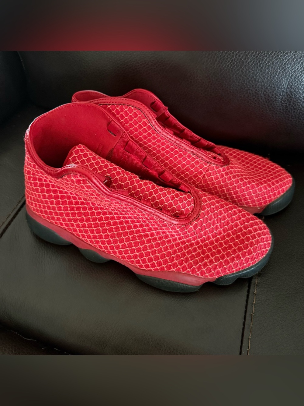 Nike Air Jordan Horizon Red Athletic Sneakers